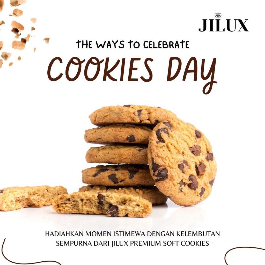 

JILUX.ID - Soft Cookies Chocolate renyah manis LEMBUT 160 Gram
