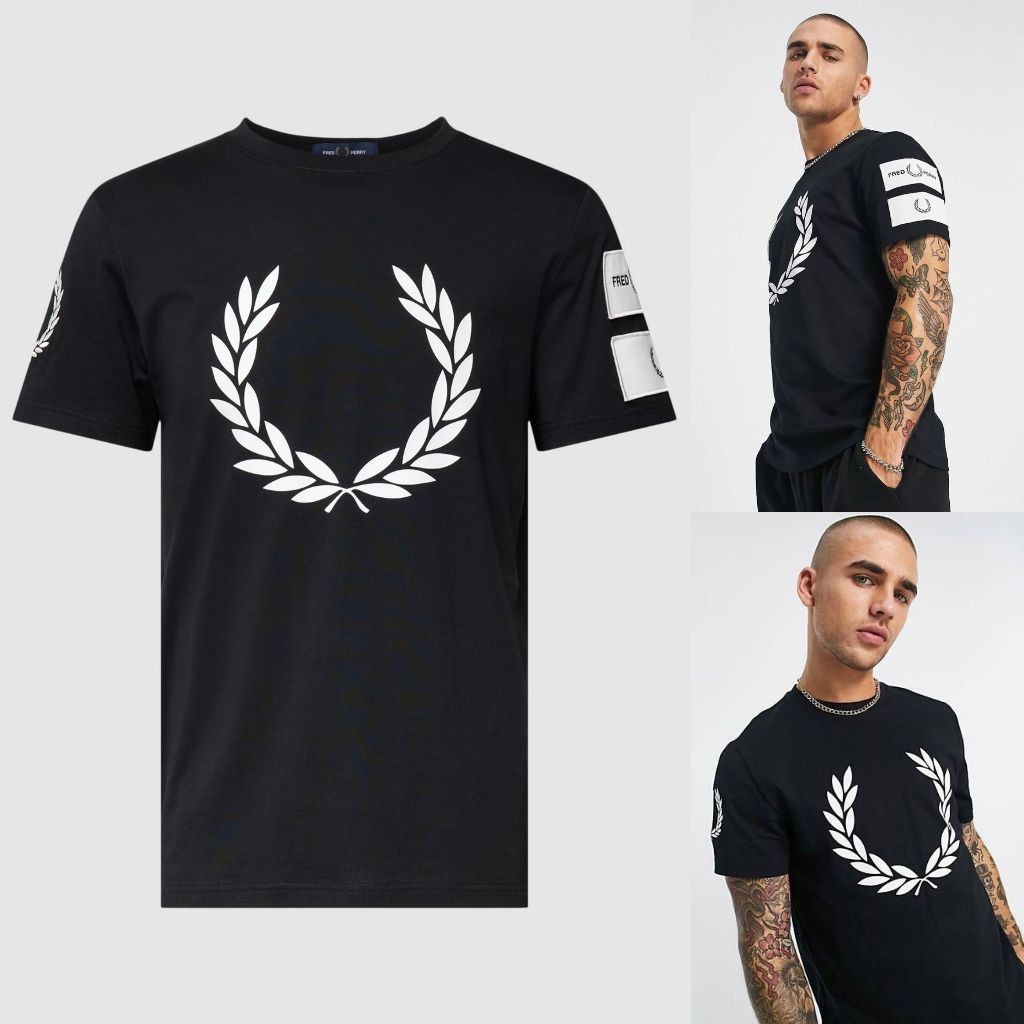 Fred pery T-shirt unisex kaos fred pery baju fred pery