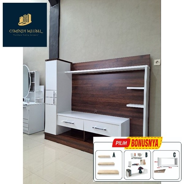 PROMO Bufet Tv Minimalis Modern / Meja Tv Astrobox Mars Wu 02 / Buffet Sekat Termurah Terlaris Cireb