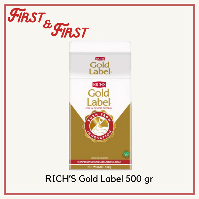 

✨TERLARIS -Rich's Gold Label Whipping Cream 500 gram