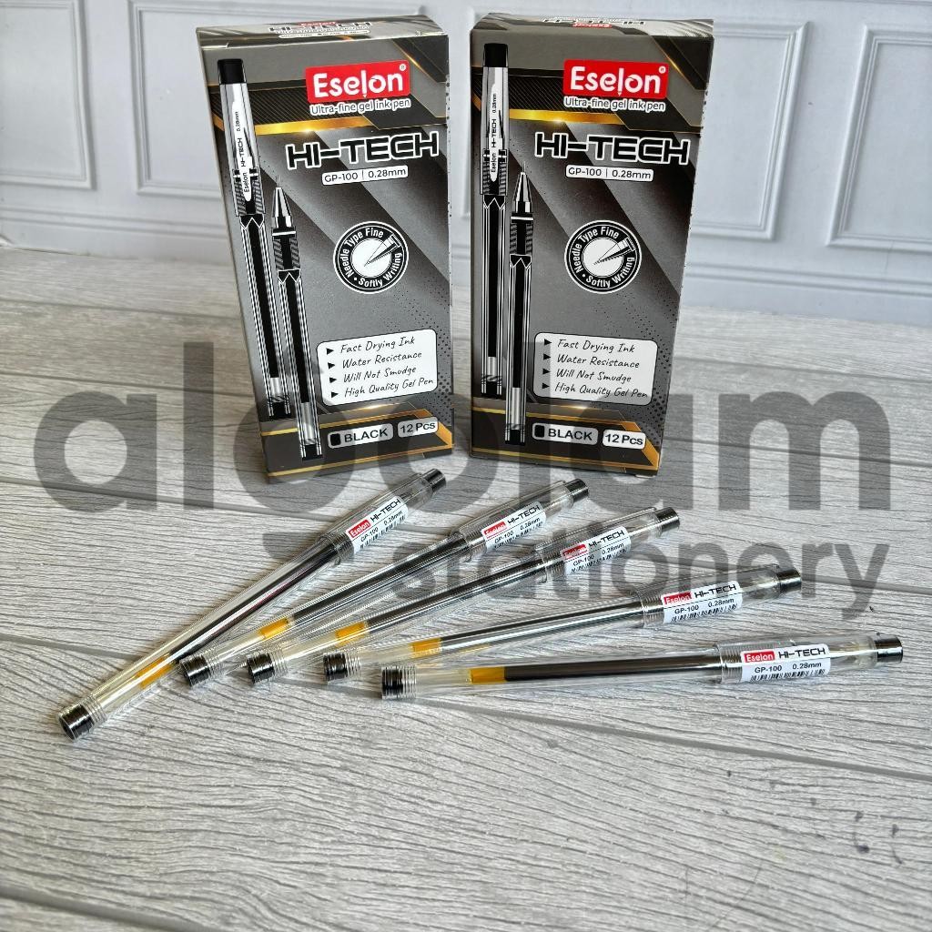 

SELUSIN ( 12 PCS ) Pulpen Hi-Tech Hitech Eselon 0.28mm