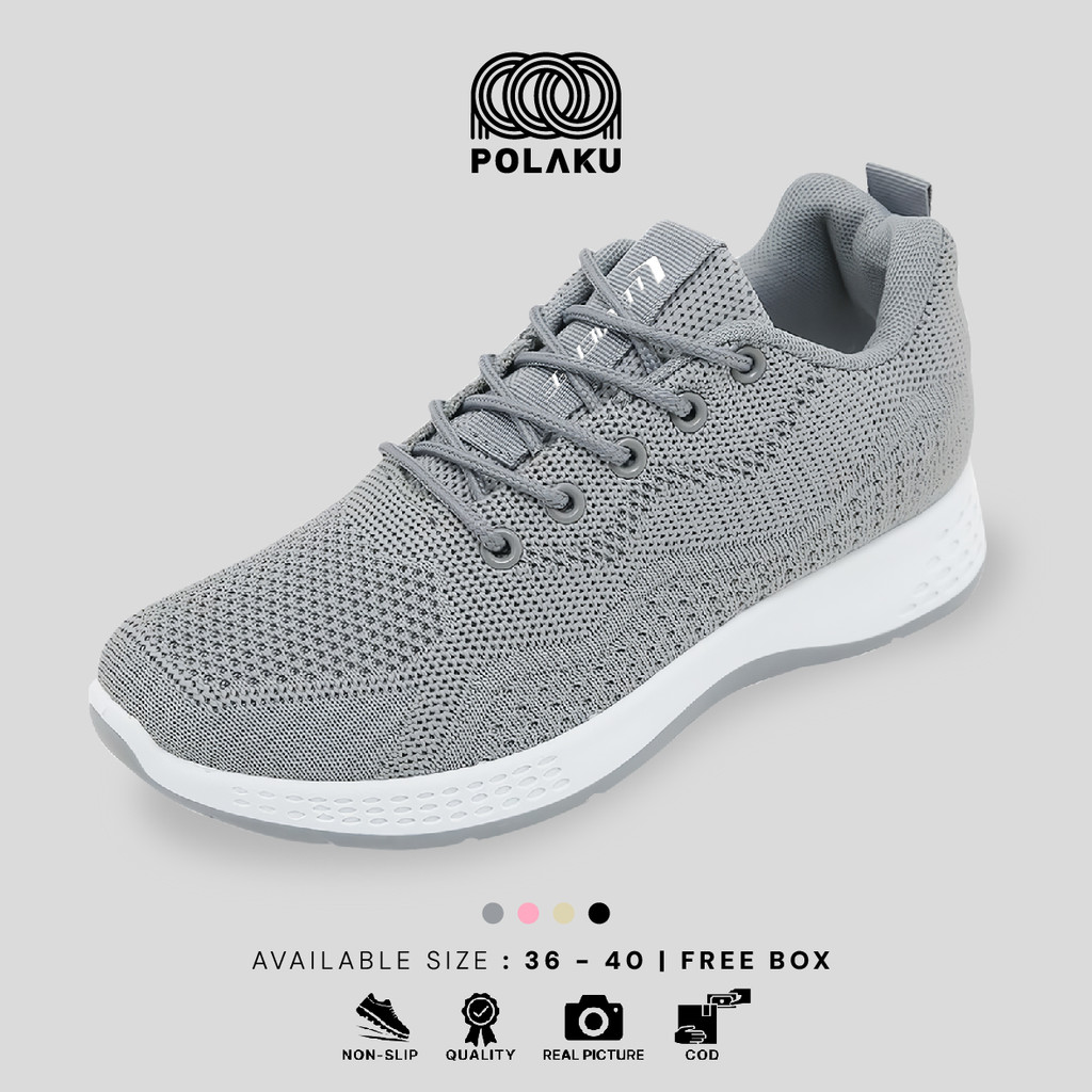 PLK LV0345 SEPATU SPORT WANITA SEPATU RAJUT WANITA PREMIUM QUALITY