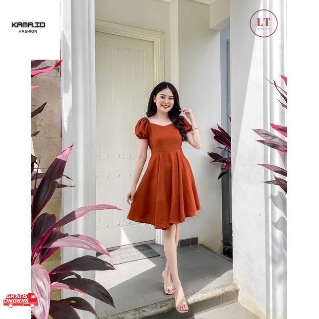 Baju Korea Toply shop Mini Dres Bodycon Natalie korea style gaun wanita