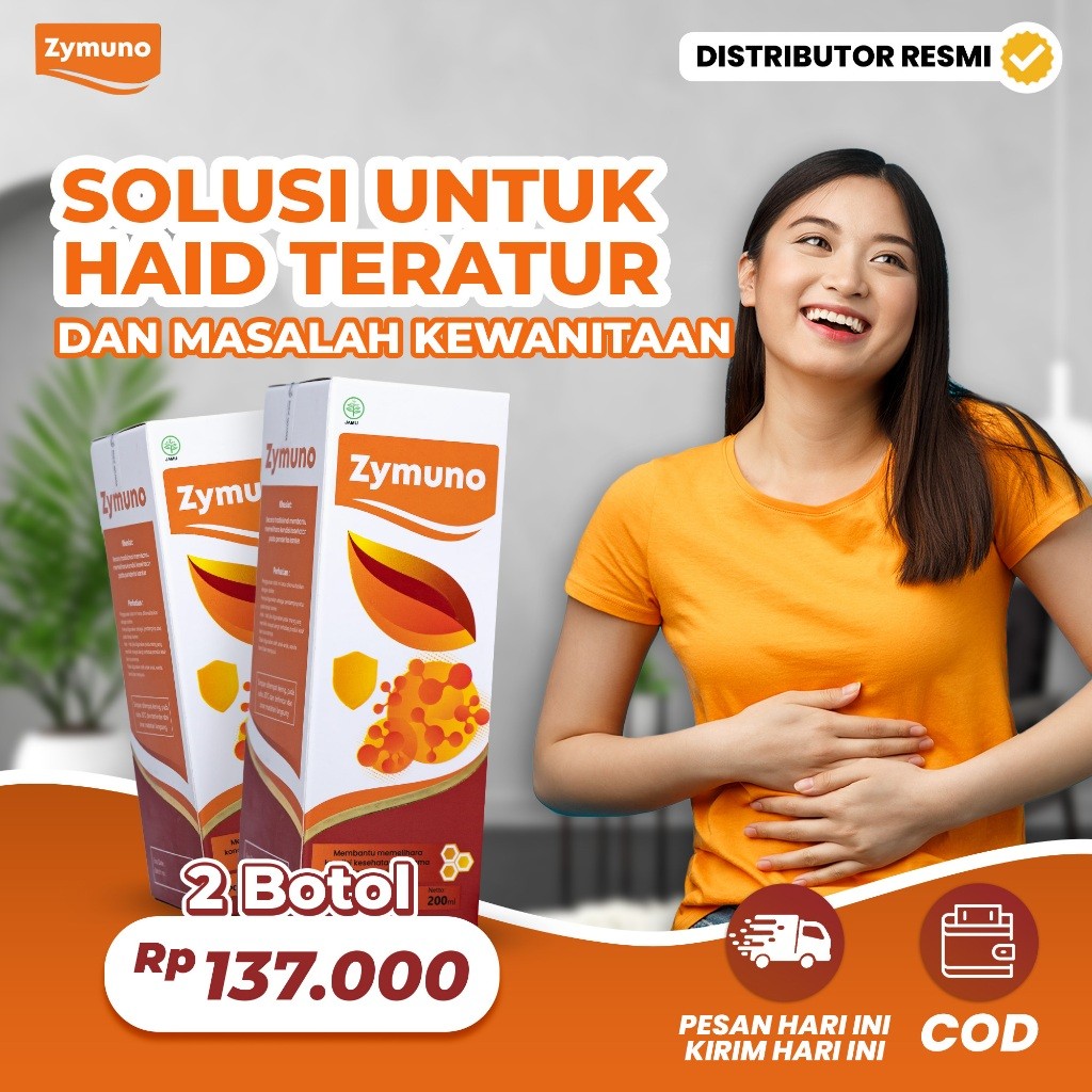 

Zymuno Original Paket 2 Botol Madu Herbal Multivitamin Alami Bantu masalah Kewanitaan Isi 200ML