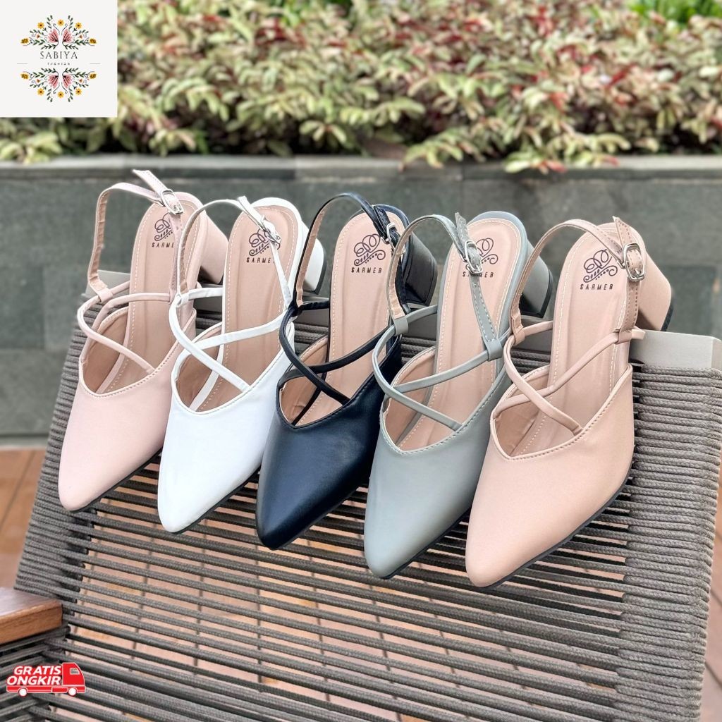 Sepatu Wanita Terkini / SARMER - CHERRISA HEELS 5CM