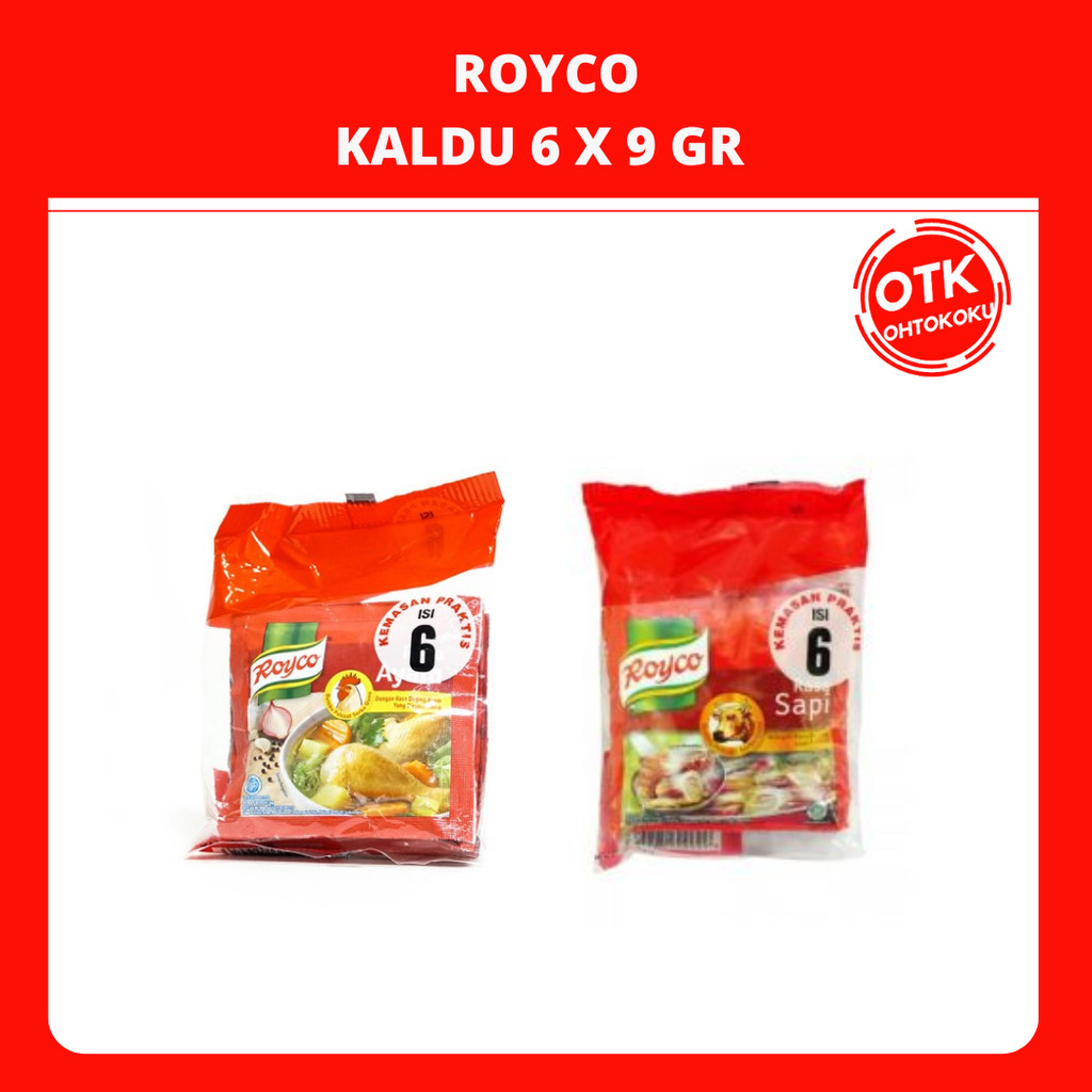 

ROYCO Bumbu Kaldu Sapi Ayam 8gr - 6 Sachet