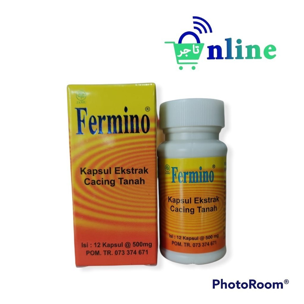 Fermino (Kapsul Ekstrak Cacing Tana 12 Kapsul - Obat Tifus / Tipes