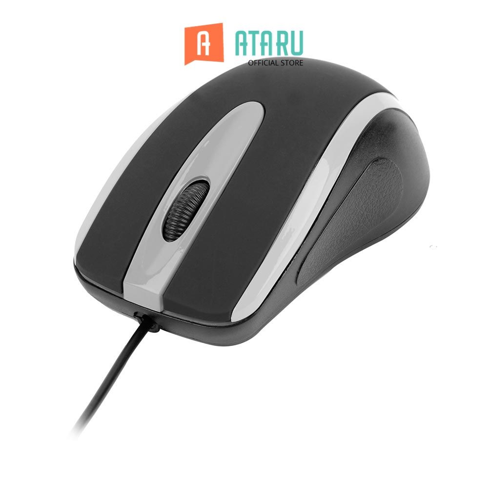 Ataru Havit Mouse Pc Hv-Ms753 - Hitam/Abu-Abu Aksesoris Laptop Alat Pengarah Kursor Komputer Mouse K