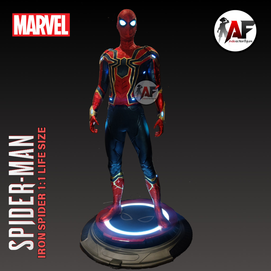 PRE ORDER LIFE SIZE Statue Spiderman Iron Spider size 1:1 Avengers Marvel