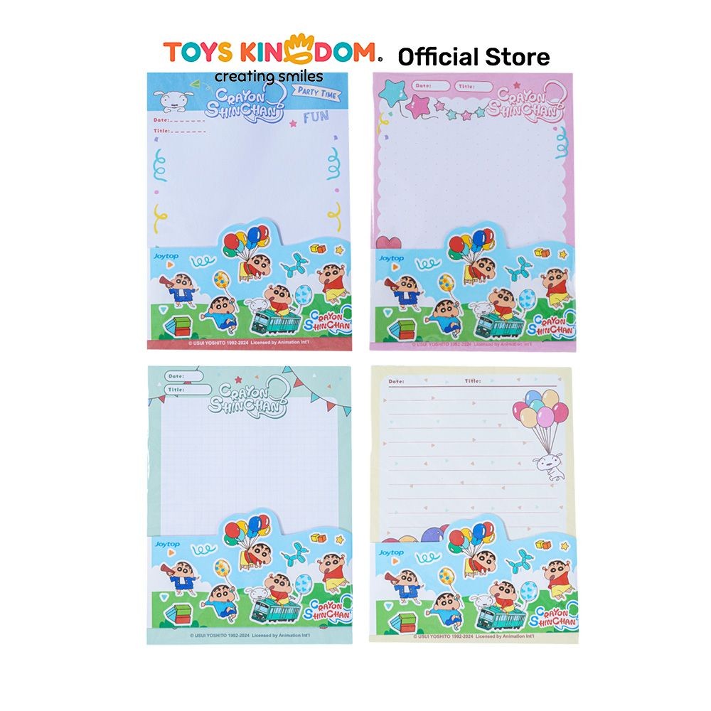 

Toys Kingdom Joytop Notepad Shinchan Happy Day A5 Random Kertas Memo Catatan Pengingat Perlengkapan Alat Tulis Reminder Notes Kertas Loose Leaf