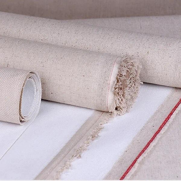 

Ginflash 1m Linen Blend Primed Blank Canvas Layer Oil Painting Canvas acrylic painting One Roll ,28/48cm Width