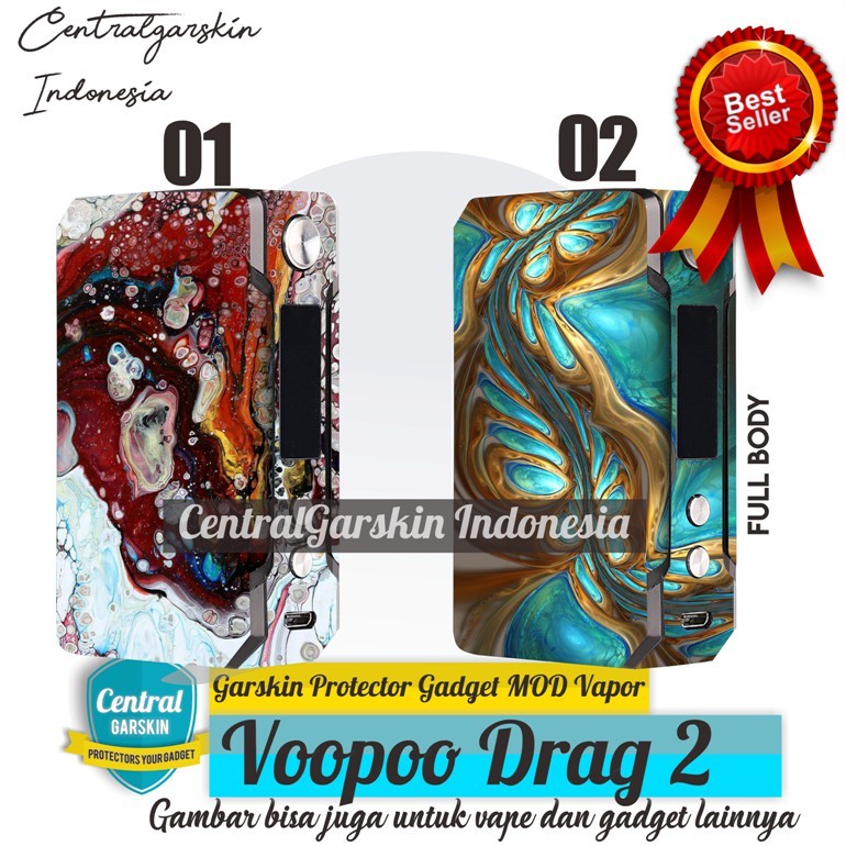PROMO Garskin Premium voopoo drag mod Free Custom - abstrak 02