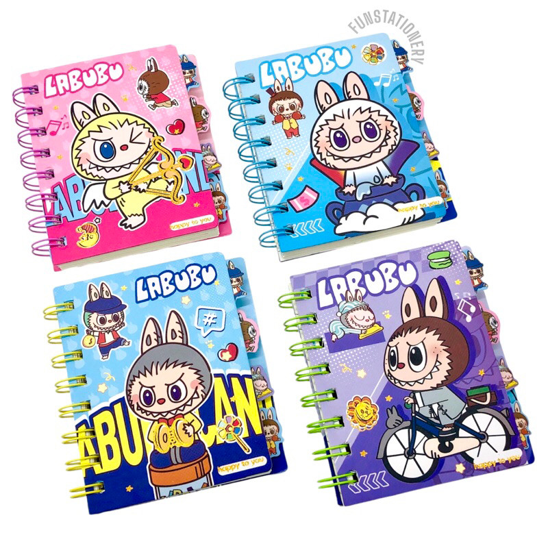 

(A7) NOTEBOOK SPIRAL 205-4 LABUBU (80 LEMBAR) / BUKU TULIS CATATAN / NOTES MEMO