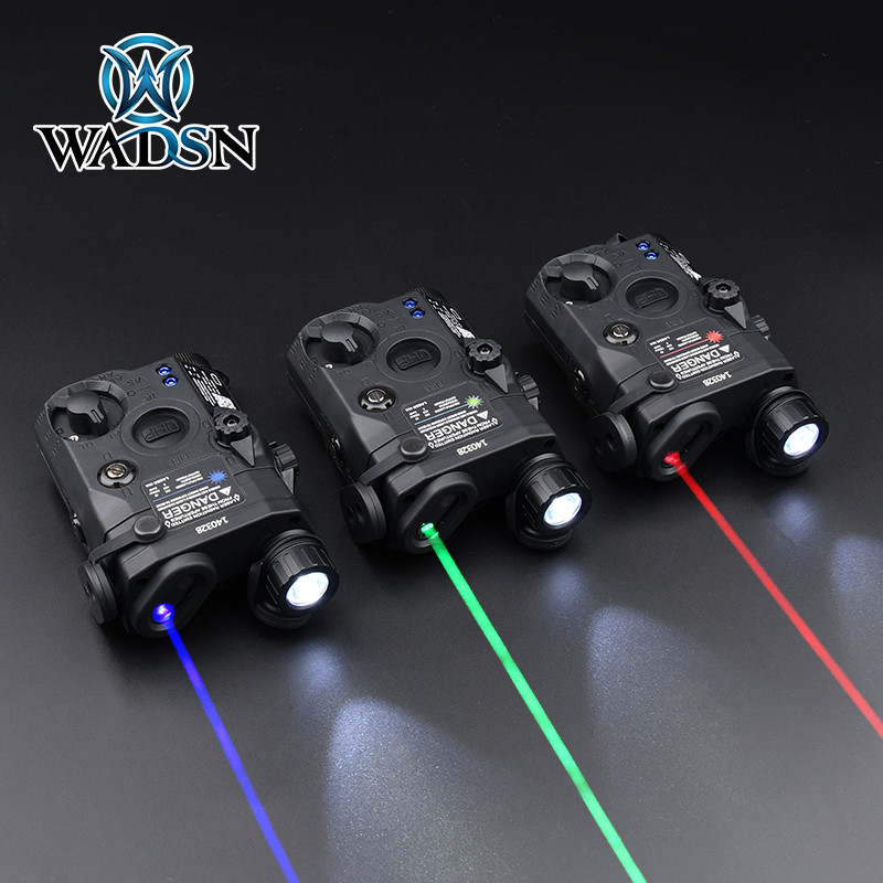 WADSN PEQ 15 PEQ15 Red Dot Green Blue Laser Pointer Sight For 20mm Picatinny Rail AR15 Arisoft Acces