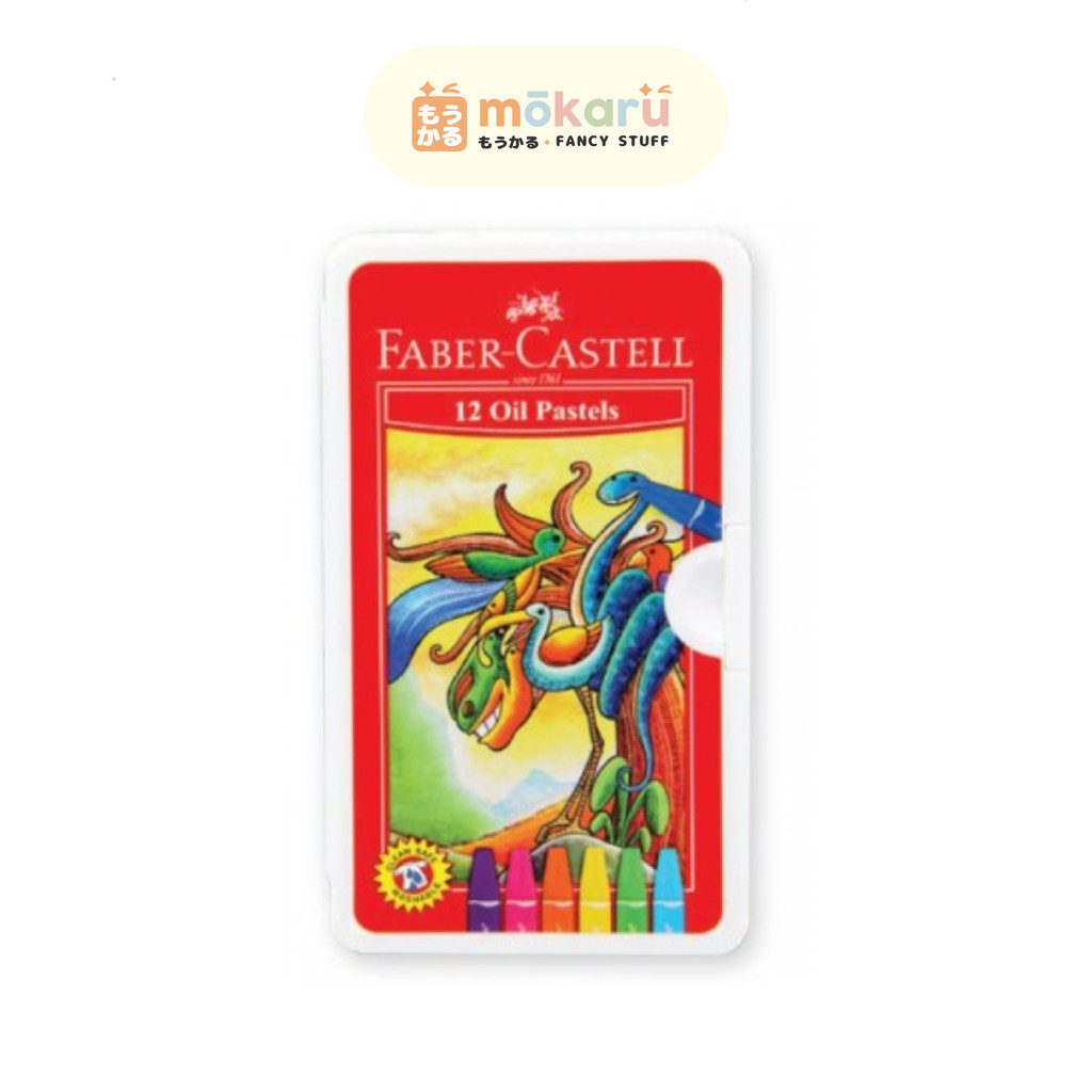 

Faber Castell Oil Pastel Crayon 12 Colour In Plastic Bag Murah