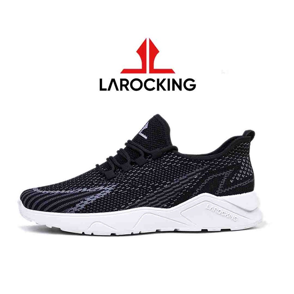 Larocking - Venus Hitam | Sepatu Sneakers Running Gym Shoes