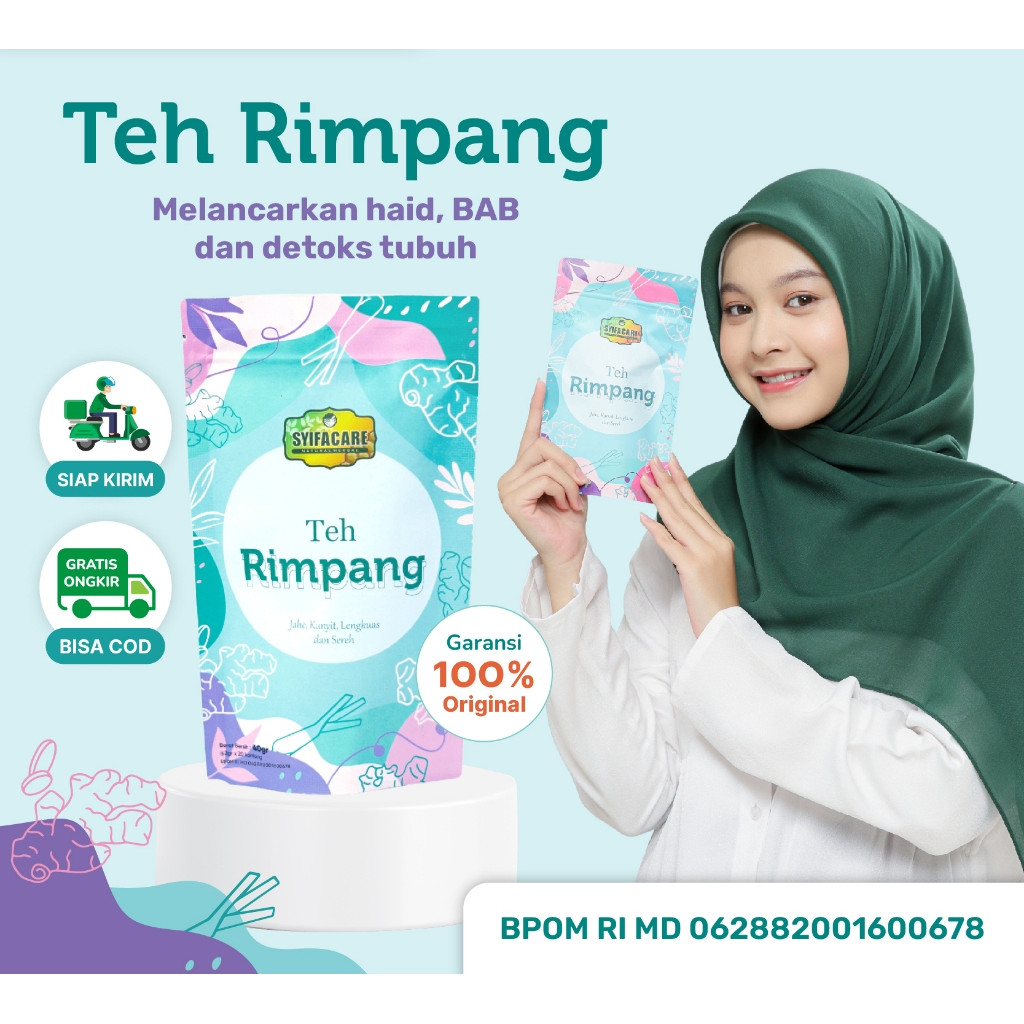 

Teh Rimpang BPOM Syifacare | Minuman Rempah ala JSR | Teh Diet Detox | Pelangsing Herbal | Imunitas