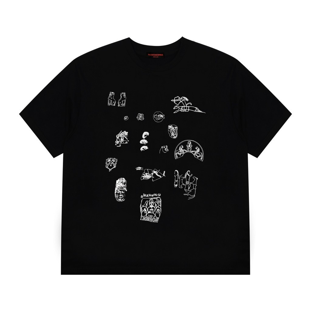 Boxy Fit T Shirt Original Kaos Kaella Black Thanksinsomnia