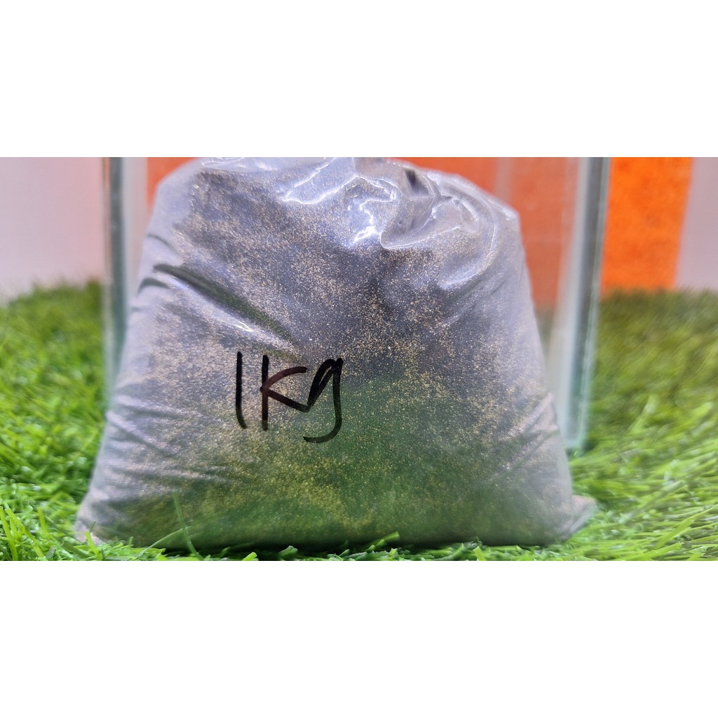 Pasir Moza Akuarium Aquascape - Moza Sand - Pasir Silika Hitam Ukuran 1 Kg