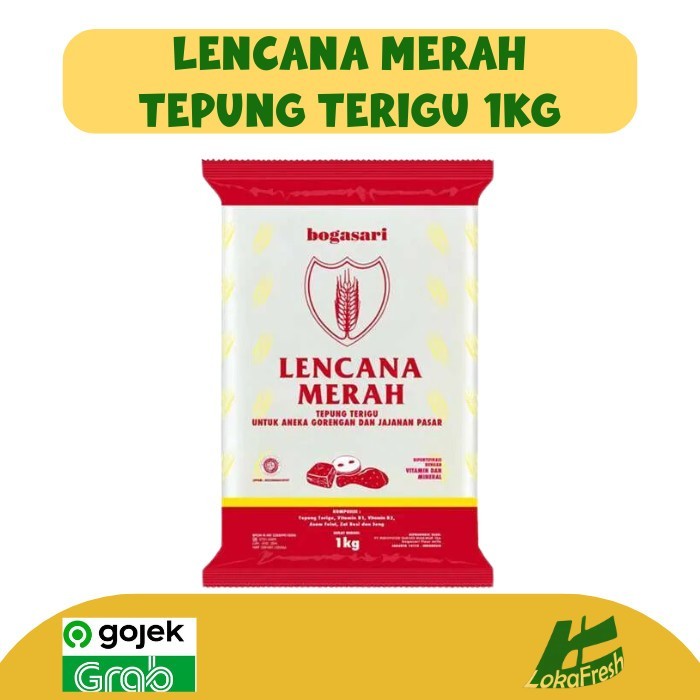 

Tepung Terigu Lencana Merah 1kg