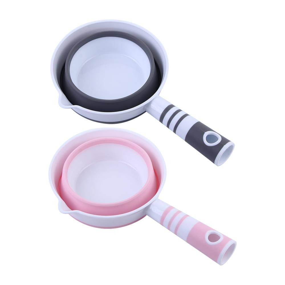 

Multifunction Foldable Silicone Collapsible Bath Spoon Water Scoop Dipper Water Ladle