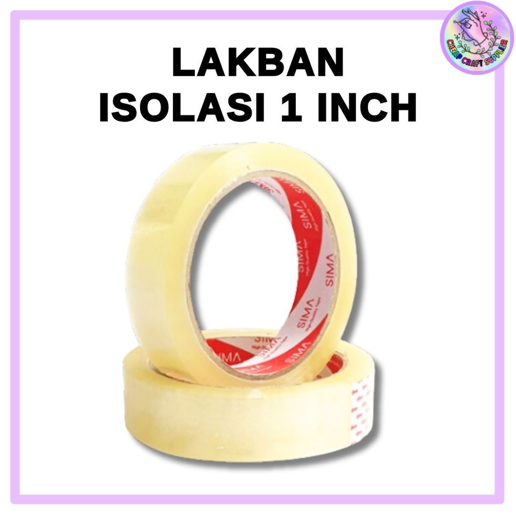 

Lakban Isolasi 1" / Selotip