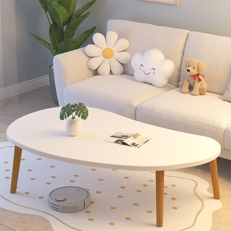 

New Coffee Table Living Room Bedroom Small Table Nordic Living Room Home Decor Adopts Modern Minimalist Cream Stylecomputer Desk