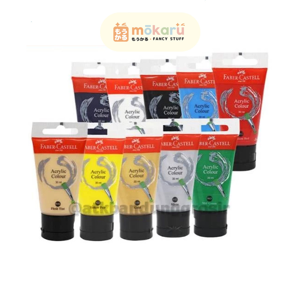 

Faber Castell Cat Acrylic Colour / Cat Akrilik 30ml Warna Berkualitas