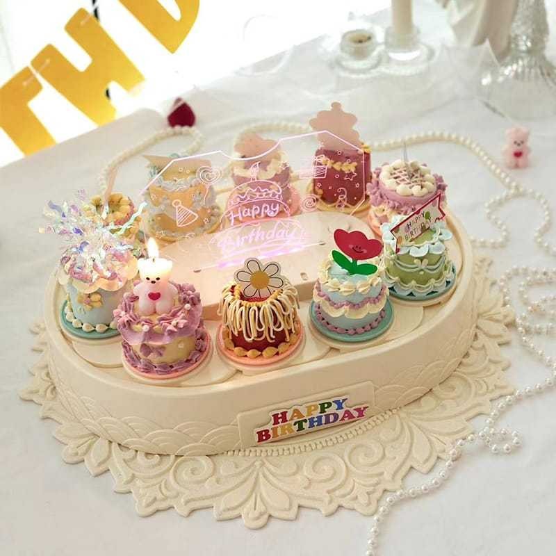 jy74rg Bakindo Piring Display Makanan Penutup /Dessert / Sushi Putar Otomatis