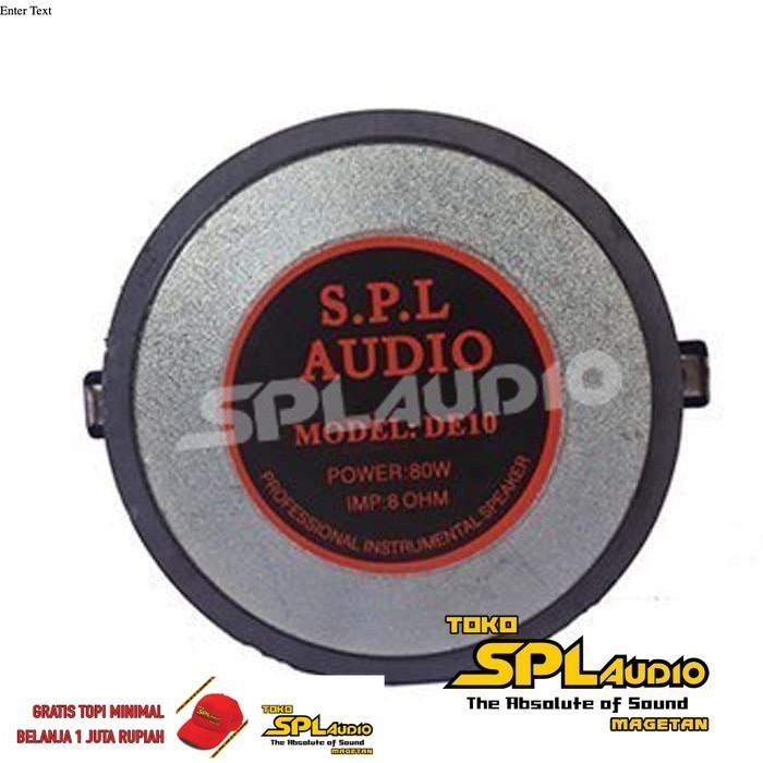 Driver Tweeter SPL Audio  DE-10