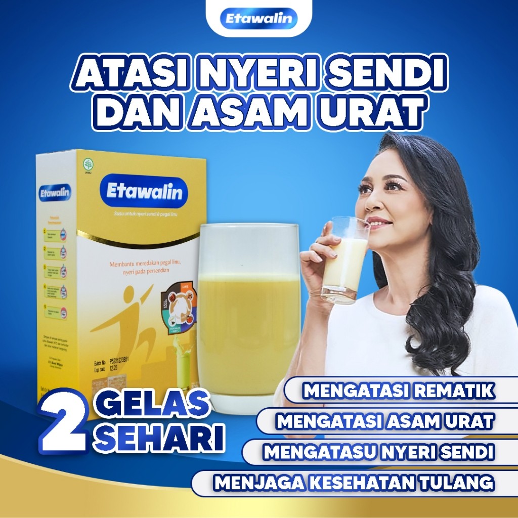 

ETAWALIN SUSU KAMBING SOLUSI ASAM URAT DAN NYERI SENDI - 1 BOX