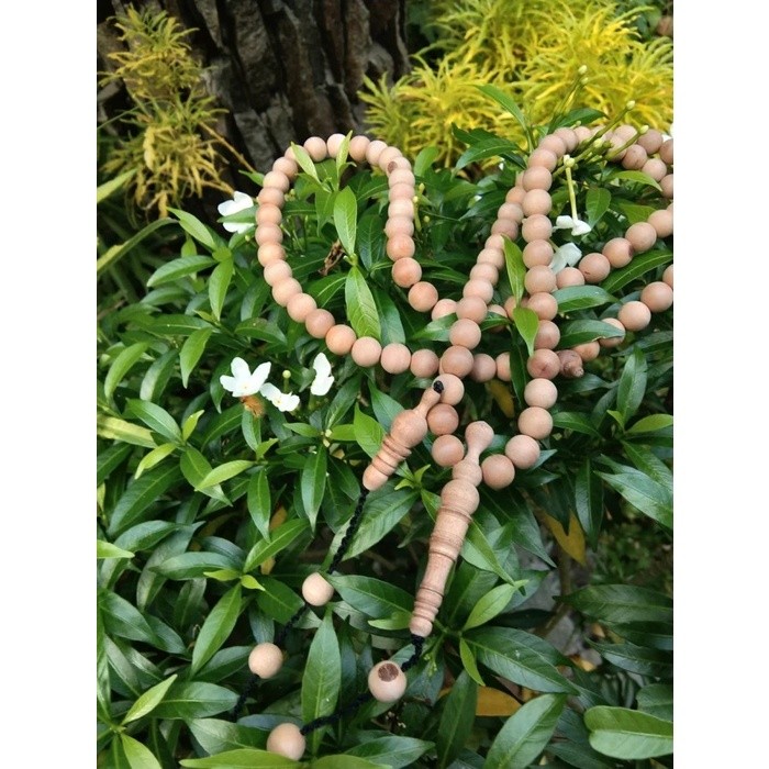 IMDAHANDICRAFT Jual Tasbih Kayu KABOA SANCANG Asli 99 Biji 7 mm