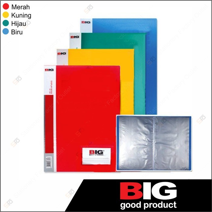 

(PRO_ATK) Map Big Doc 40S 802 Biru/Hijau/Kuning/Merah