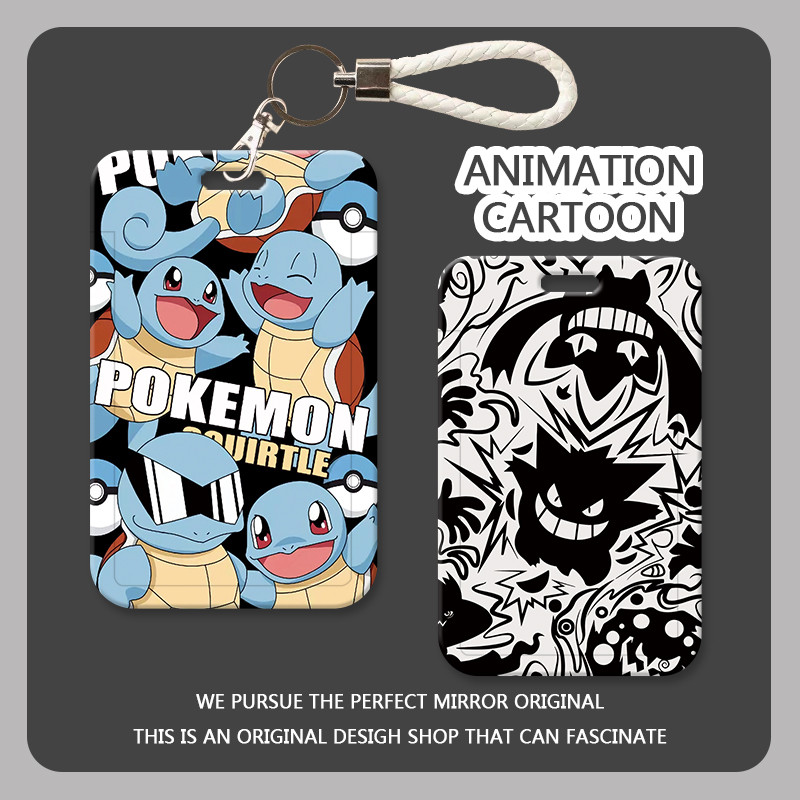 

ID CARD HOLDER, Tempat Kartu Kartun Pokémon, Cocok untuk Kantor/Sekolah, Tempat Kartu Nama, Tempat Kartu Pelajar, Tempat Kartu Akses, Tempat Kartu Mode Kreatif