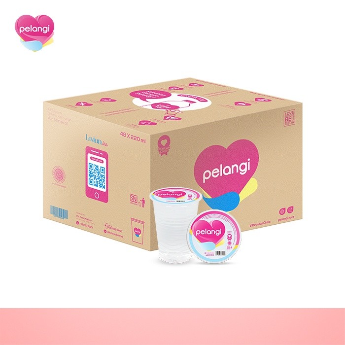 

PELANGI Air Mineral 220ml (48 cup)