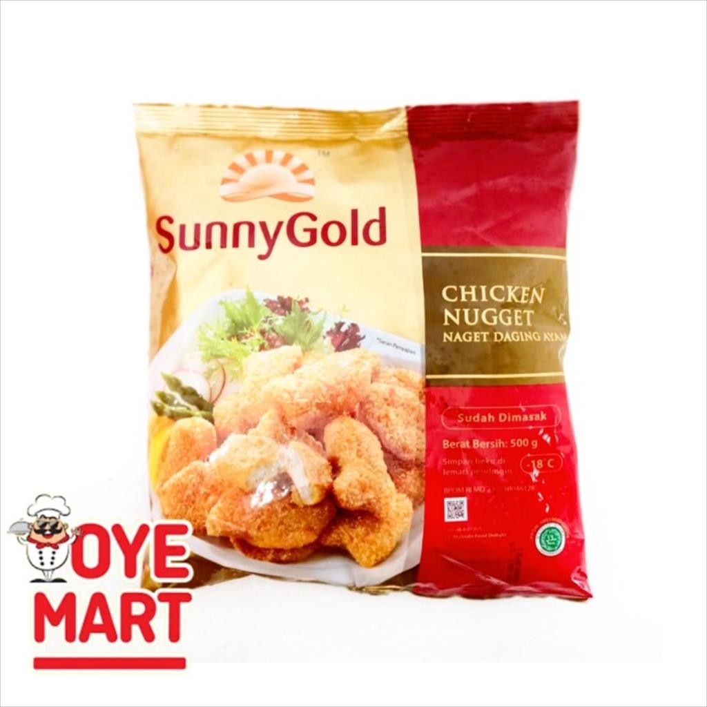 

SUNNY GOLD CHICKEN NUGGET ORIGINAL 500GR