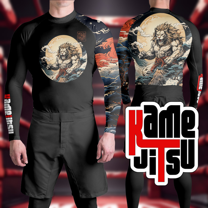 Rashguard MMA BJJ Kamejitsu Rashguard Raion - Long Sleeves