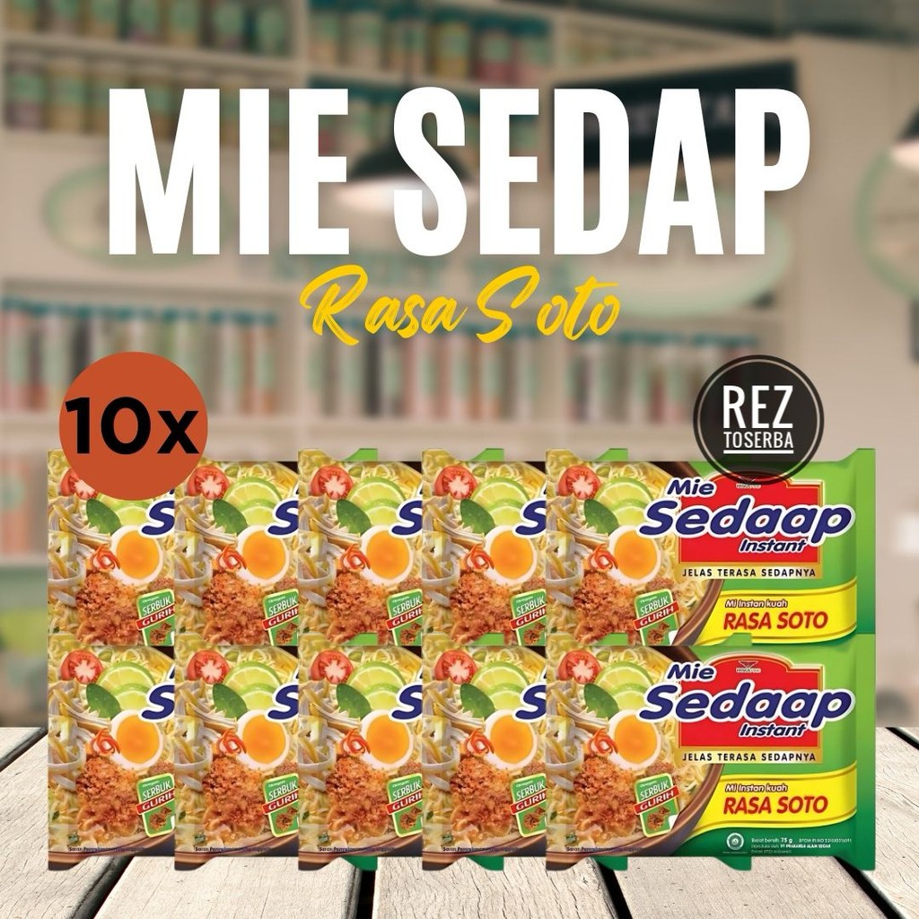 

MIE SEDAAP SOTO ISI 10 - Mie Instan Kuah
