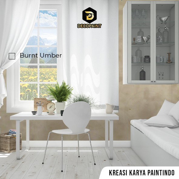 

best -Deco Color Burnt Umber | Pewarna Cat Dekoratif Cokelat Tua