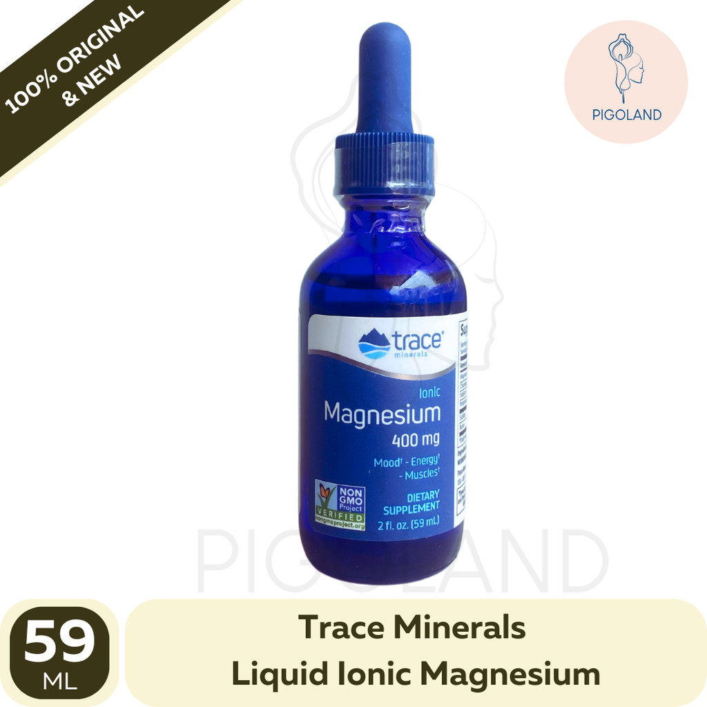 Trace Minerals Liquid Ionic Magnesium 59ml ORI Energy Production Mood Booster