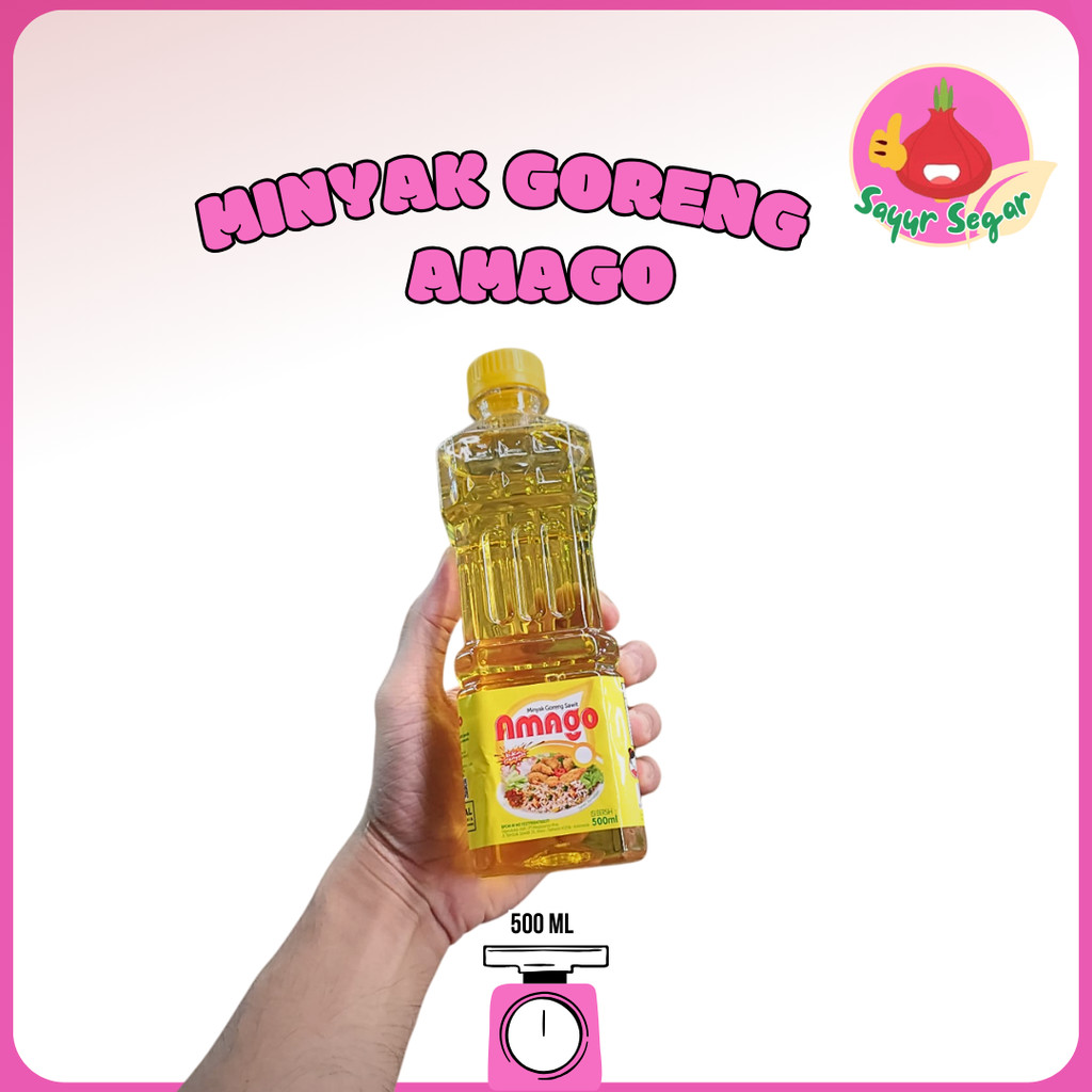 

Sayur Segar - Minyak Goreng Botol Amago 500ml / Cooking Oil