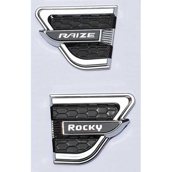 side vent Raize Rocky hitam - VARIASI MOBIL RAIZE - AKSESORIES MOBIL TOYOTA RAIZE