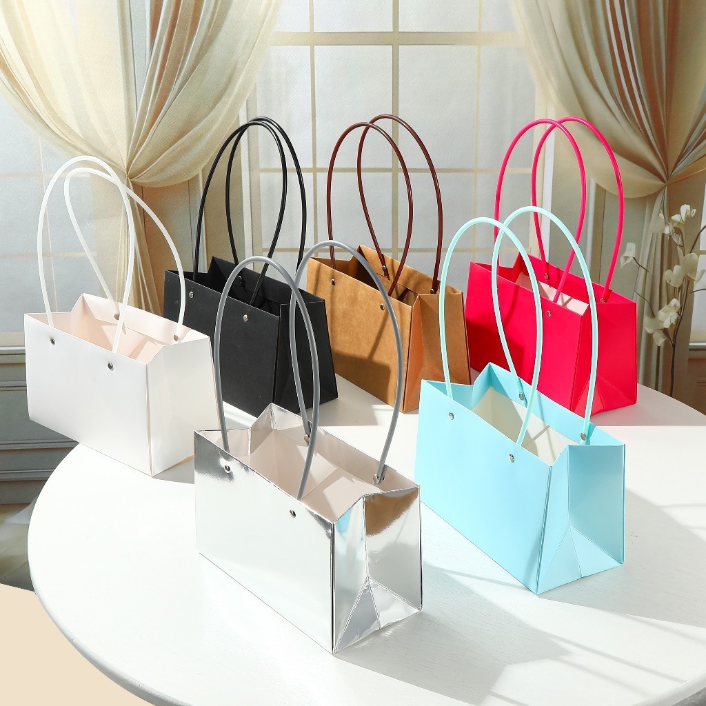 

Flower Packing Paper Bag Gift Box Tas Bouquet Flower Handbag