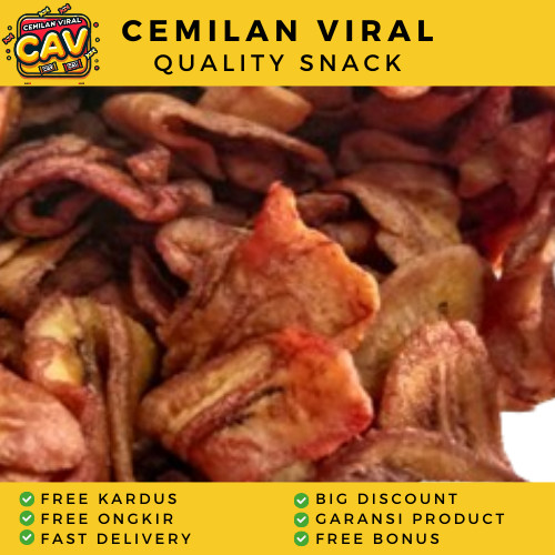 

CAV KERIPIK SALE KERING 250g Pisang Sale Oven Keripik Pisang Oven Manis Olahan Keripik Viral