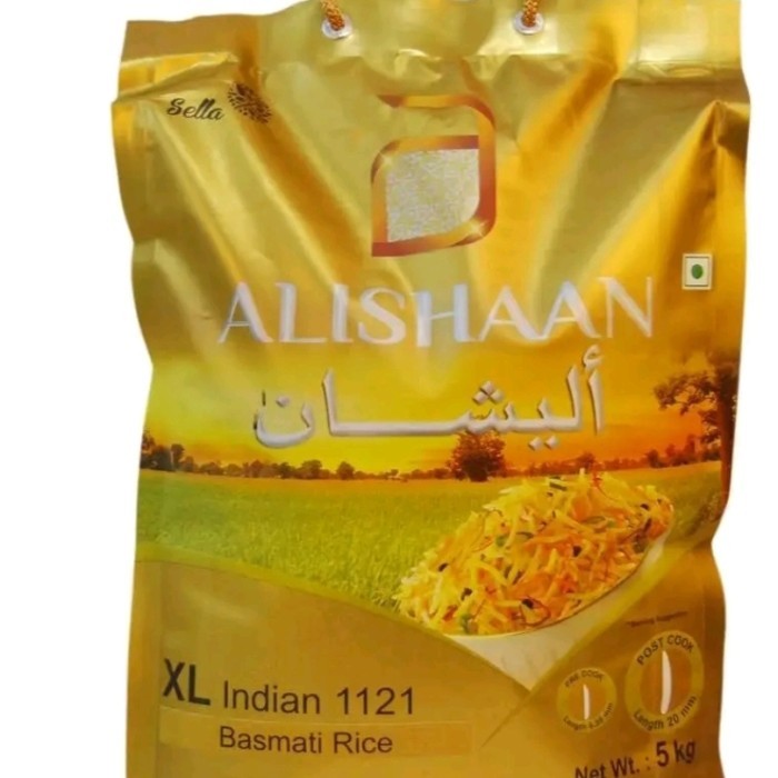 

Beras Basmati Alishaan 5Kg/ BERAS ORIGINAL/ BERAS 5 KILO