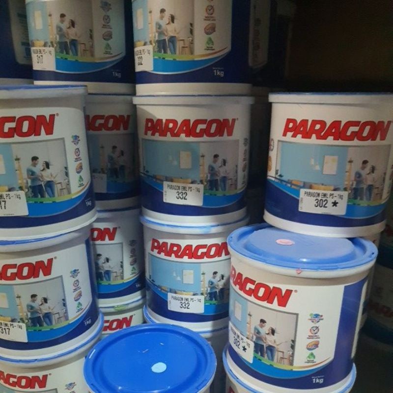 CAT TEMBOK PARAGON 1KG DINDING PLAFON GYPSUM PAPAN BOARD ETERNIT GRC ASBES BETON