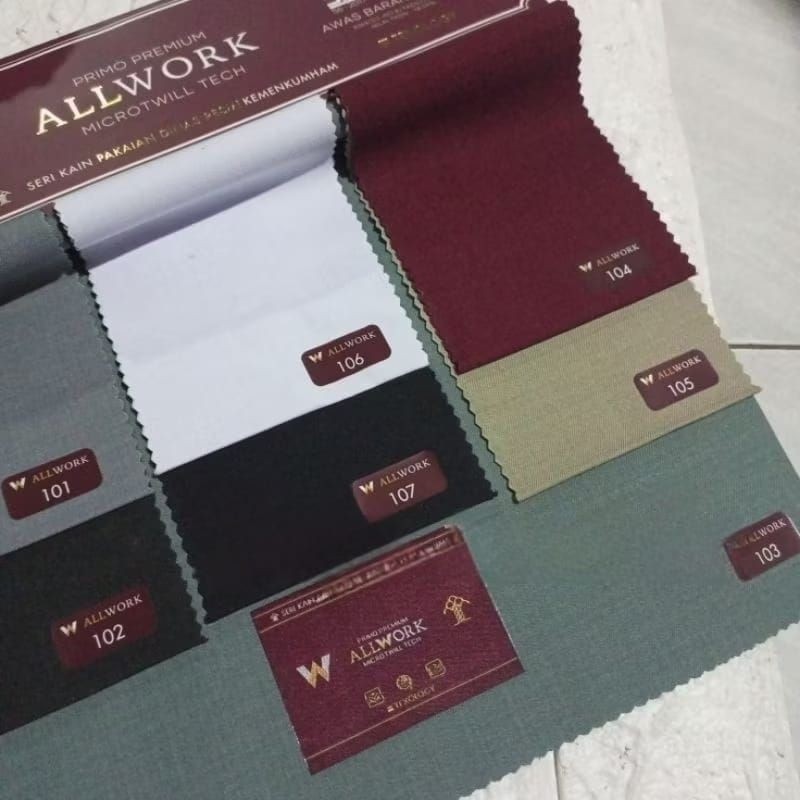 kain all work bahan seragam PDH PDL kemenkumham terbaru