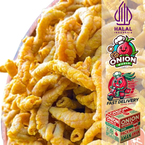 

UWD KERIPIK USUS KEJU 250g Keripik Usus Crispy Usus Kering Usus Crispy Kriuk Cemilan Terlaris