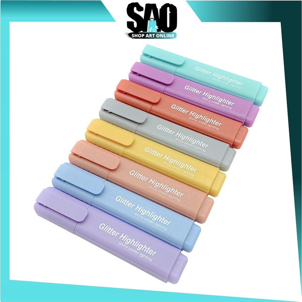 

SAO - S6584 Stabilo Warna Glitter / Highlighter Sekolah Anak 4 PCS