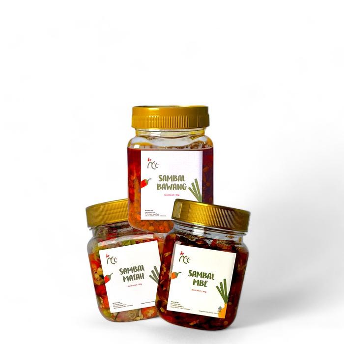 

By NCC Bundling 3 Sambal Pilihan Rasa Rumahan 3x160gr - Mbe, Matah, Bawang